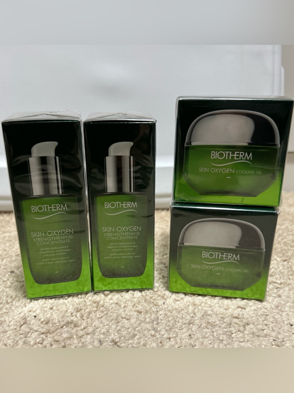 Biotherm Skin Oxygen Concentrate serum and Cooling Gel
